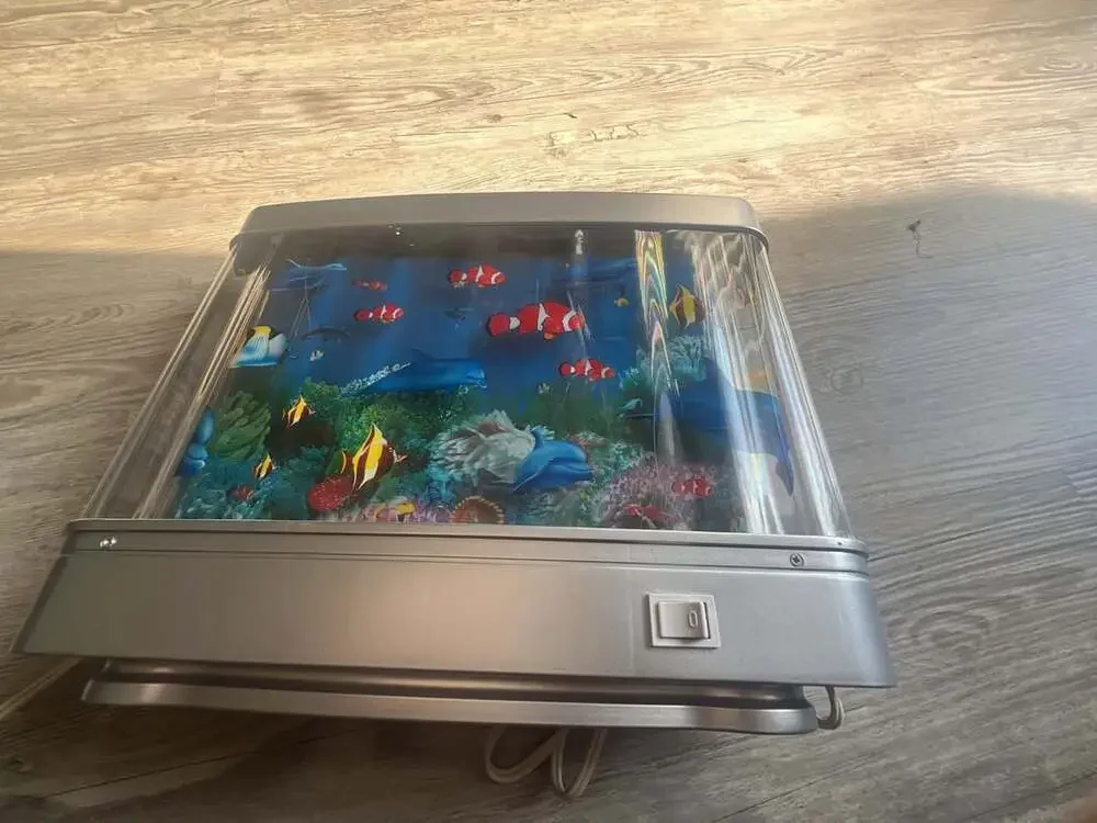 Artificial Tropical Fish Aquarium Lamp Virtual Ocean in Motion Night Light